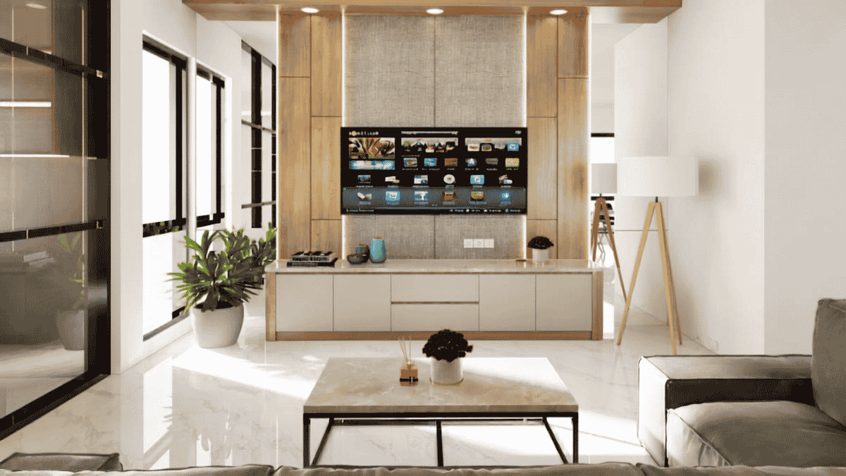 Backdrop TV & Ruang Keluarga